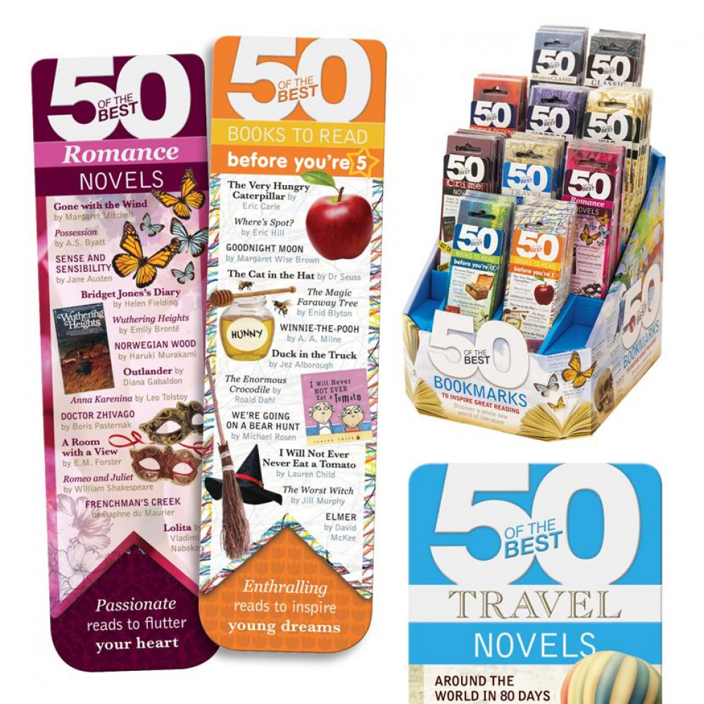 50 Best Books Bookmark If