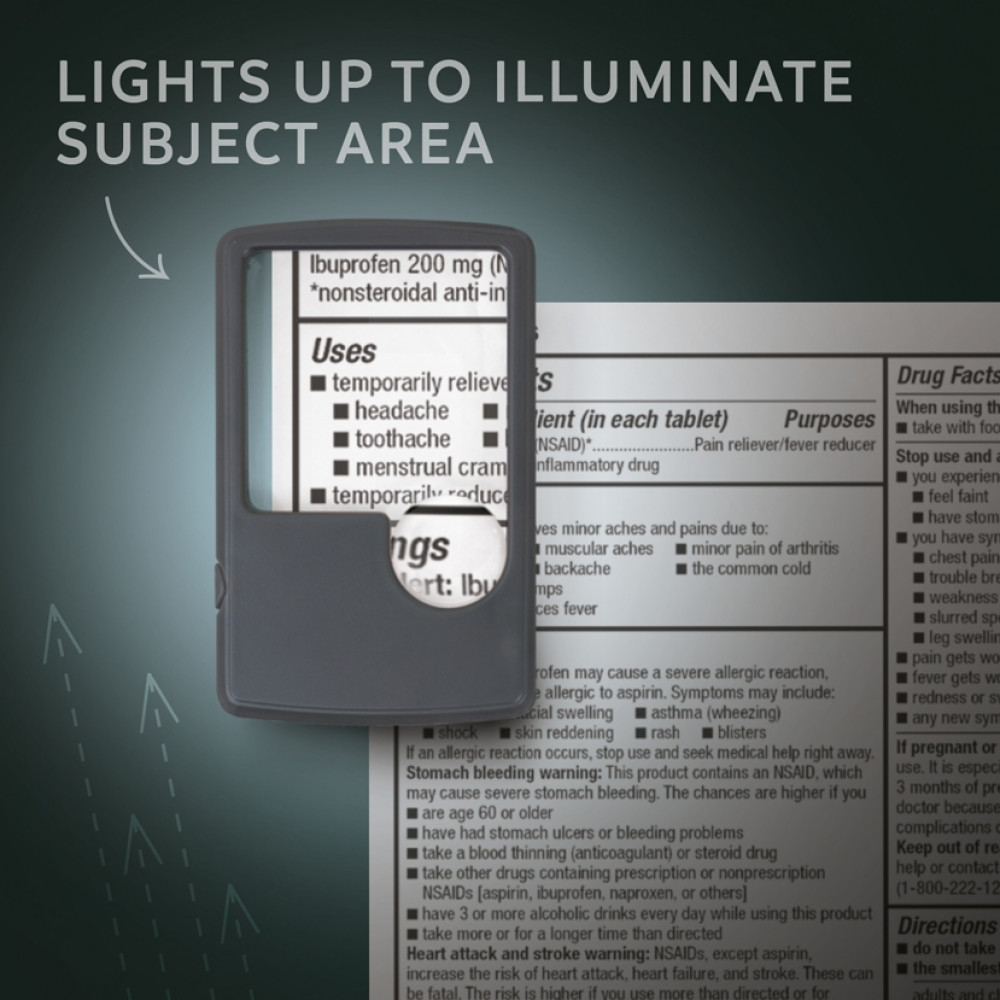 Seedburo Pocket Lighted Magnifier