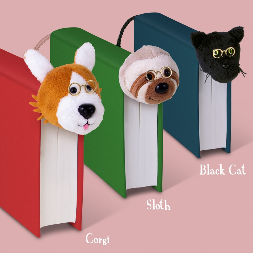 Plush animal deals bookmarks