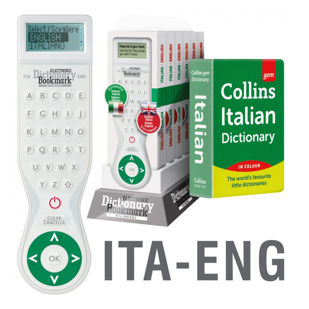 Electronic Dictionary Bookmark ItalianEnglish Edition IF